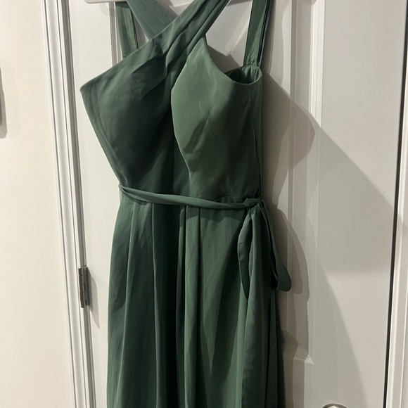 Forest Green Size 6 Azazie Prom Dress - Picture 5 of 6